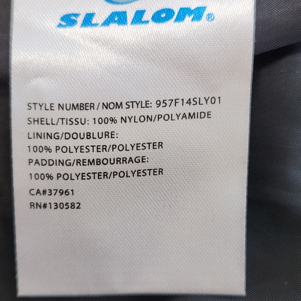 Slalom Girls Black Snow Bib Size XL 14/16.  #A17 - Picture 8 of 12